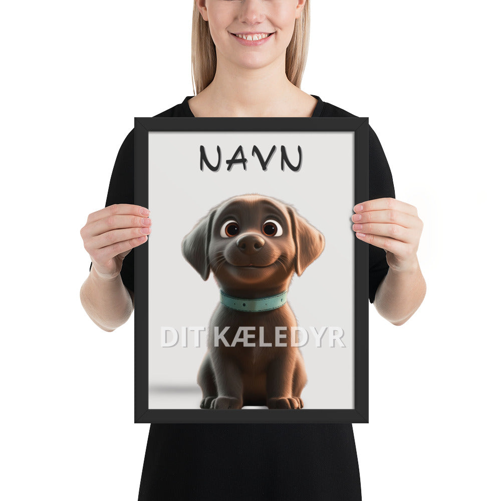 PawPoster – Personligt Kæledyrsportræt i Tegneseriestil