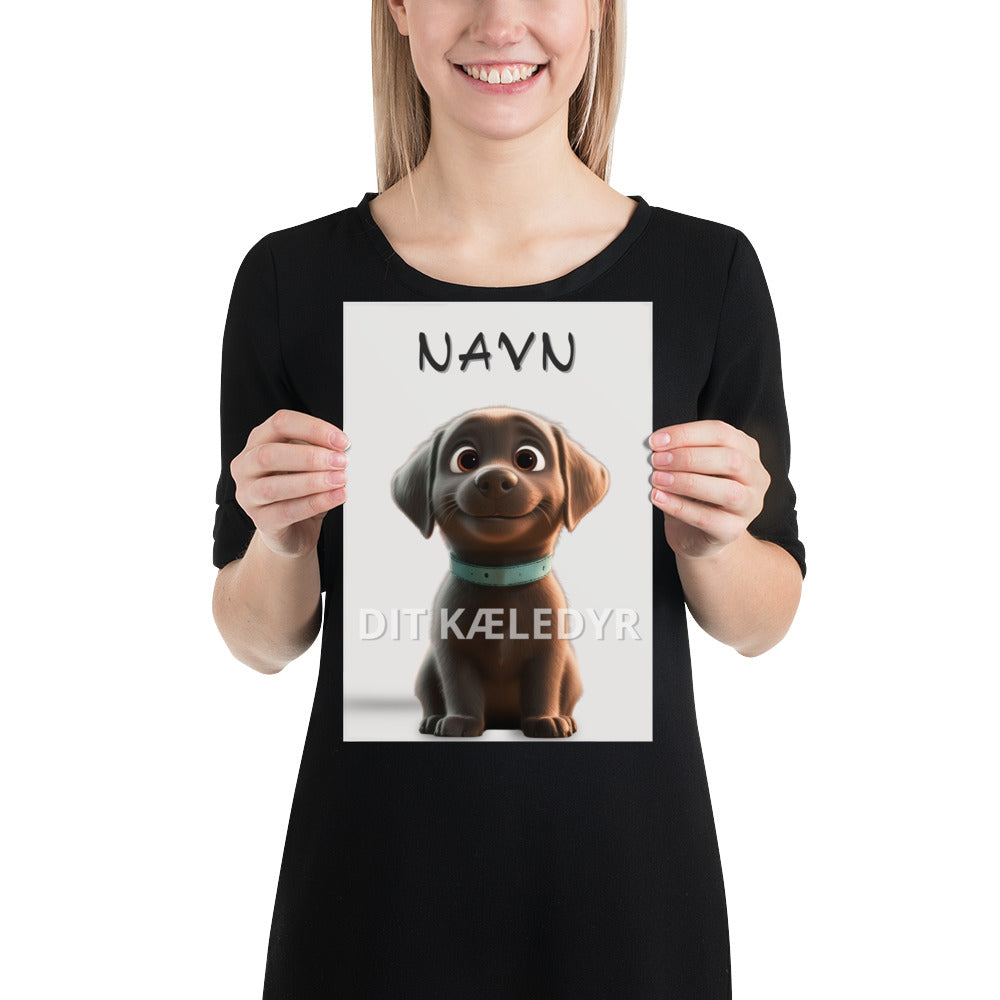 PawPoster – Personligt Kæledyrsportræt i Tegneseriestil