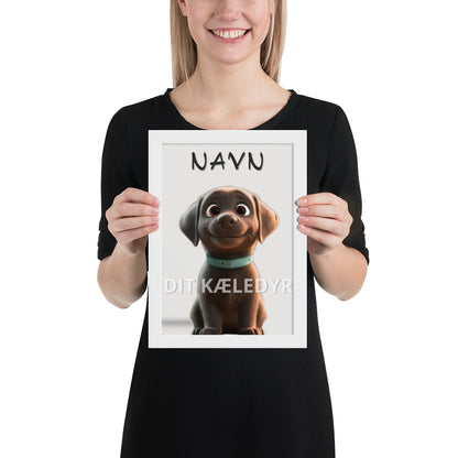 PawPoster – Personligt Kæledyrsportræt i Tegneseriestil