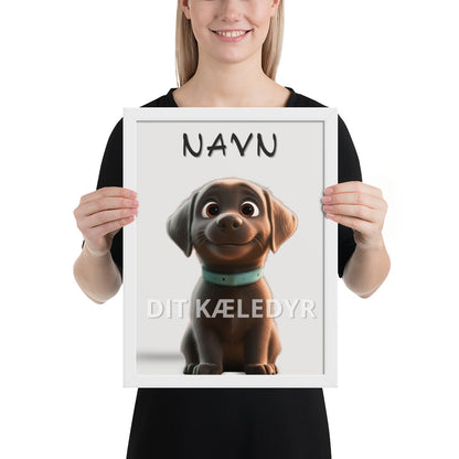 PawPoster – Personligt Kæledyrsportræt i Tegneseriestil