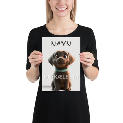 PawPoster – Personligt Kæledyrsportræt i Tegneseriestil