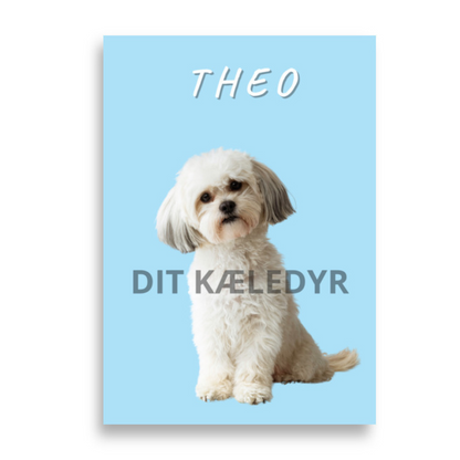PawPoster - Personligt Kæledyrsportræt